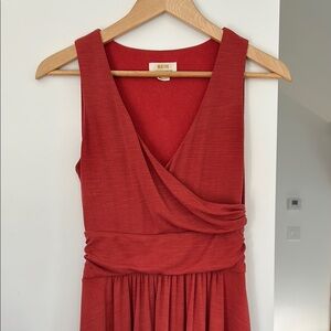 Anthropologie Maeve Orange Sleeveless Dress Size XS